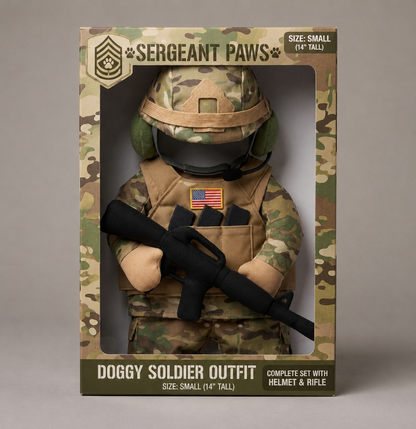 Sergeant Paws Costume