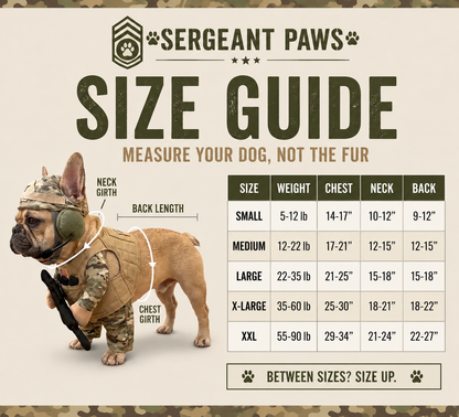 Sergeant Paws Costume